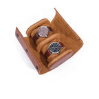 Embers Green Watch Roll 1 2 3 slots Luxury Genuine Watch Storage Box Travel Bag Watch Case Gift Box For Rolex