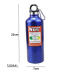 ISGTDRM Car Insulation Cup NOS Nitrogen Cylinder Vacuum Stainless Steel Kettle 500ML Highcapacity Travel Sports Bottle Water Cup