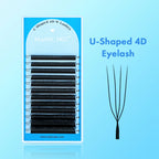 New Arrival 5cases/lot U Style 3D 4D 5D Eyelash Extensions C D Curl Denser Slender Cilios U-Shaped Pestañas Postizas by MASSCAKU