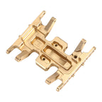 INJORA Brass/Aluminum Skid Plate Transmission Mount for 1/24 RC Crawler Axial SCX24 Upgrade Parts