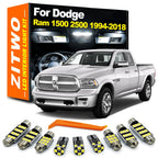 ZITWO Canbus Car LED Bulb Interior Indoor Light Kit For Dodge Ram 1500 2500 3500 1994- 2013 2014 2015 2016 2017 2018 Accessories