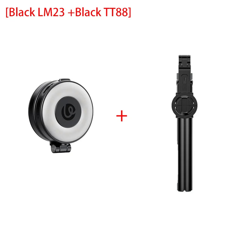 Ulanzi LM23 Magsafe Pocket LED Light Foldable Video Light 360 Adjustable 2500-8500K Bi-color for Iphone 17 16 Android Phone Live