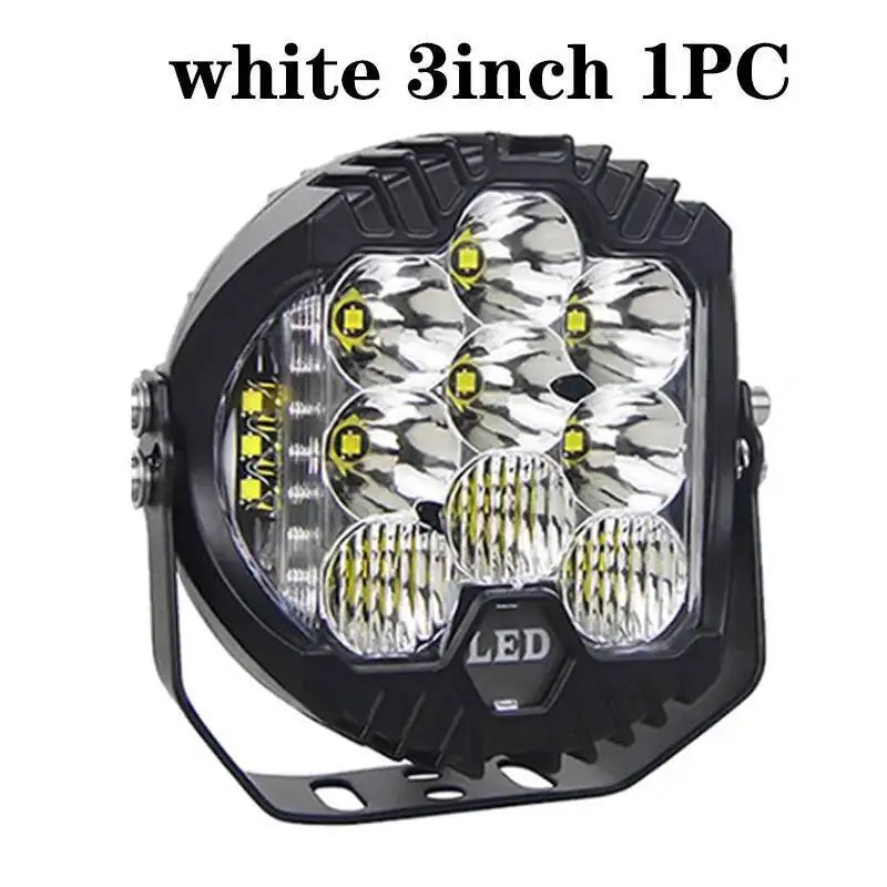 LED Sport Work Lamps 3'' 5'' 7'' Automobile For Lada Offroad 4X4 Vehicle Auxiliary Lights Led 7Inch Jeep Combo Driving Headlamp