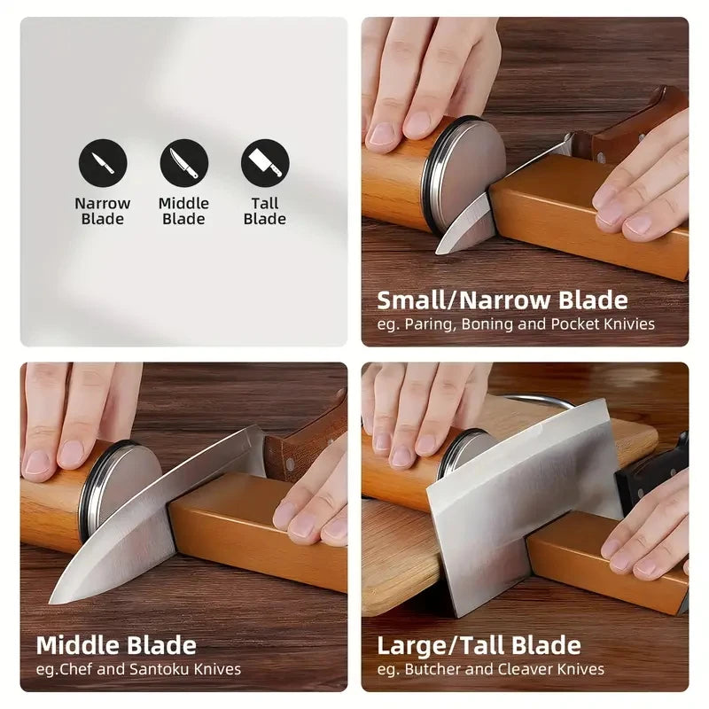 2025 Rolling Knife Sharpener Kit For Straight Edge Roller Knife Sharpening With Industry Diamonds Chef Knife Set Fast Delivery