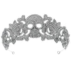 Halloween Gothic Style Alloy Crown Skull Bat Spider Handcrafted Crystal Jewelry Hair Accessories For Women Holiday Headwear