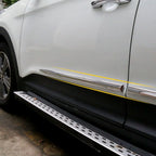 For Universal Car Door Edge Guard Strip Protector Anti Scratch Rubber Tape Glossy Black Trim Exterior Styling Accessories Kit