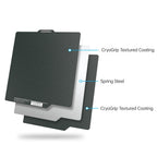 BIGTREETECH Panda Build Plate 256MM 180MM CryoGrip Pro Cool Plate PEI PEO Honeycomb Houndstooth For BambuLab P1 A1 X1 A1 MINI
