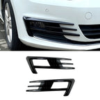 Front Bumper Splitter Air Vent Fog Light Grille Trim for VW Golf 7 MK7 2013-2016 ABS