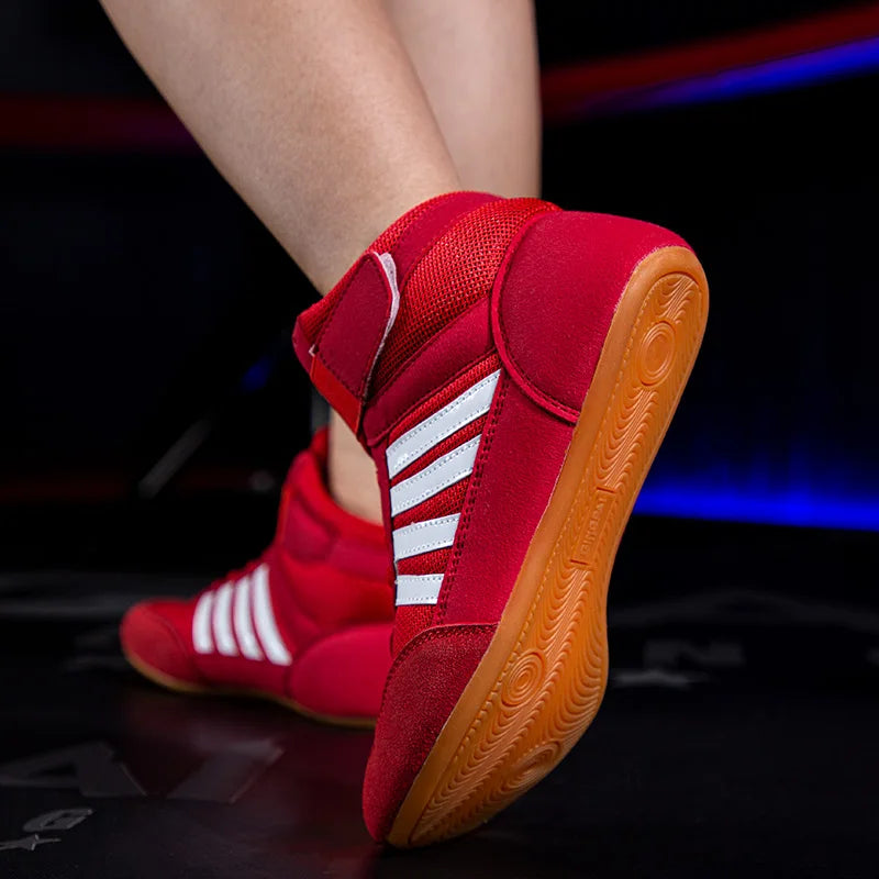 GINGPAI Training Wrestling Shoes Men female Fitness Boxing Shoes Mesh Breathable Boxing Shoes Men High Quality Wrestling Shoes