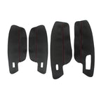 Soft Leather Armrest Cover For VW Golf 7 2014 2015 2016 2017 2018 4pcs Car Door Panel Armrest Cover Sticker Trim Interior Parts
