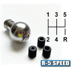 Universal Rainbow Shift Knob - Burnt Blue Aluminum Gear Lever for Manual/Auto Cars, Anti-Slip Ergonomic Grip