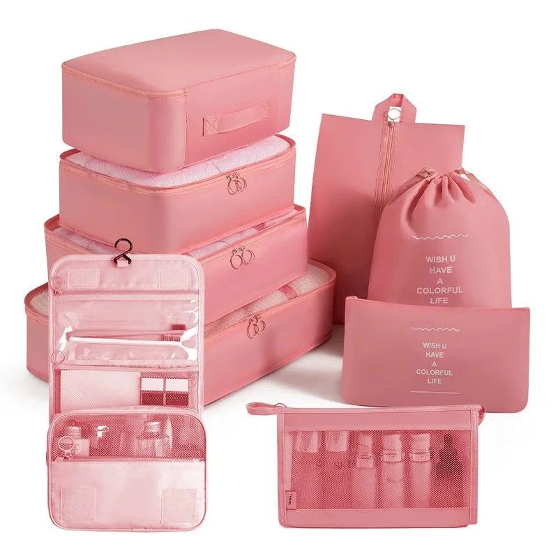 9 PCS Pink