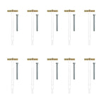 Drywall Anchor with Included Bolts for 1/4-20 Fastener Size;  Heavy Duty Hollow Drywall Anchors for TV Mounting Kit