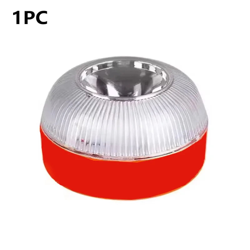 1/2/3/4PC LED Car Emergency Light Flashing Magnetic Induction Strobe Warning Portable Road Accident Safety Accessory