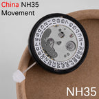 NH35A Automatic Mechanical Watch Movement Replacement, Date at 3 O'clock