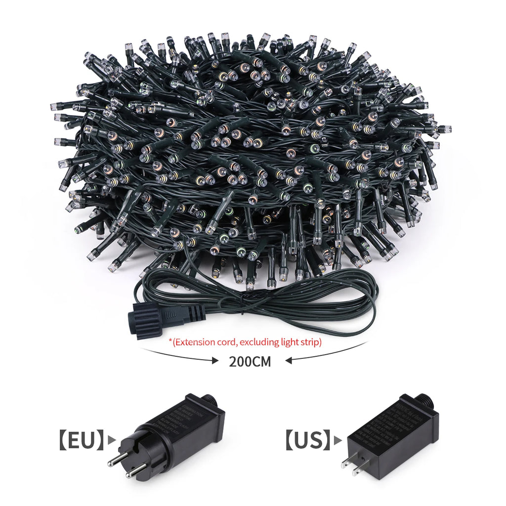 10M 20M 30M 50M 100M 24V Outdoor Lighting String Led Fairy Garden Lights For Garland Home Holiday New Year Party Christmas Decor