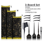 SHKALLI Carbon Fiber Hair Highlighting Board with Comb Teeth, 1pc Styling Tool