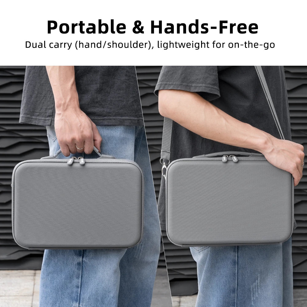 Flymile Carrying Case for Insta360 X5 Camera Storage Bag PU Box Anti-Scratch Handbag Travel Bag Protective Accessories
