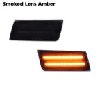 For Chrysler 300 300C 2005-2010 2PCS LED Side Marker Light Amber Front Bumper Turn Signal Light,Replace OEM Sidemarker Lamps