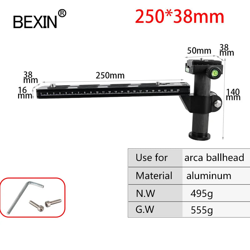250X38mm with clamp
