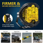 LED Sport Work Lamps 3'' 5'' 7'' Automobile For Lada Offroad 4X4 Vehicle Auxiliary Lights Led 7Inch Jeep Combo Driving Headlamp
