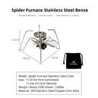 Mountainhiker Outdoor Portable Folding Spider Stove Camping Camping Picnic Stove Stove Stove Barbecue Stove Household Stove Head