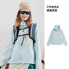 VECTOR Men Woman Windproof Hiking Jacket Waterproof Outdoor Sportswear UPF40+ Breathable Coat Camping and Outdoor Hiking