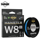 SeaKnight Brand W8 II 300M PE Fishing Line 8 Weaves Multifilament Braided Line Updated silicon resin coating Saltwater Fishing
