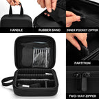 Professional Hairdressing Tool Box Durable Storage Case for Scissors Razors, and Trimmers Portable Salon and Travel Carrying Bag