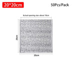 Aluminum Foil Thermal Insulated Food Delivery Bags 50pcs Pearl Cotton Liner, Multiple Sizes