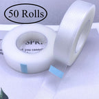 50 Rolls Eyelashes Extension Tape PE Adhesive Tools Under Eye Pads For Micropore Lashes Grafting Supplies Lash Lifting Tapes