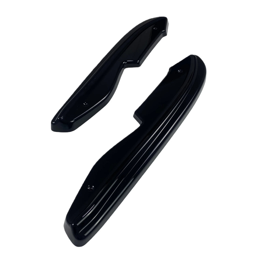 2Pcs Gloss Black Car Rear Bumper Side Splitter For BMW 3 Series E90 318i 320i 320d M-Sport 2004-2008 Pre-Facelift Tuning Bodykit