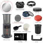 CAFEMASY Portable AeroPress-Style Coffee Maker with Filters, Manual Espresso Press