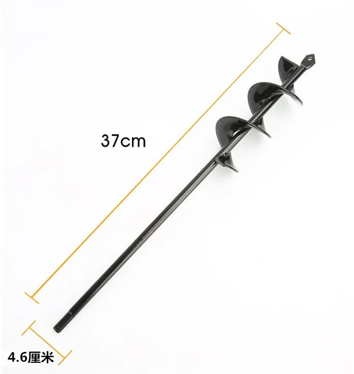 Metal Drill Bit Set Steel Gardening Tools Spiral Rod Loose Soil Digging Pit Sowing Planting Flowers And Trees Plant Tool