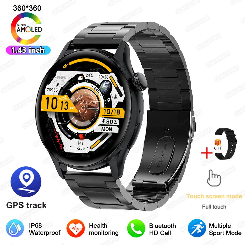 2026New GPS NFC Bluetooth Call Smartwatch Women Watch 4 mini Sport Track Heart Rate Pressure Monitoring Health Smartwatch Ladies