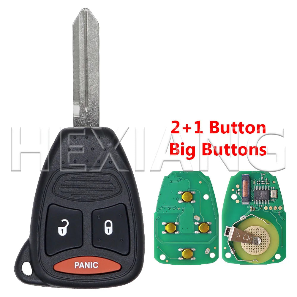 HE KOBDT04A ID46 PCF7941 315/433MHz Car Remote Key For Jeep Commander Liberty Wrangler Dodge Durango Magnum Ram Chrysler 300C