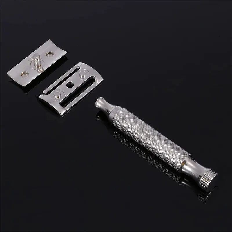 CNC 316L Stainless Steel Men's Manual Shaver Classic Double Edge Safety Razor
