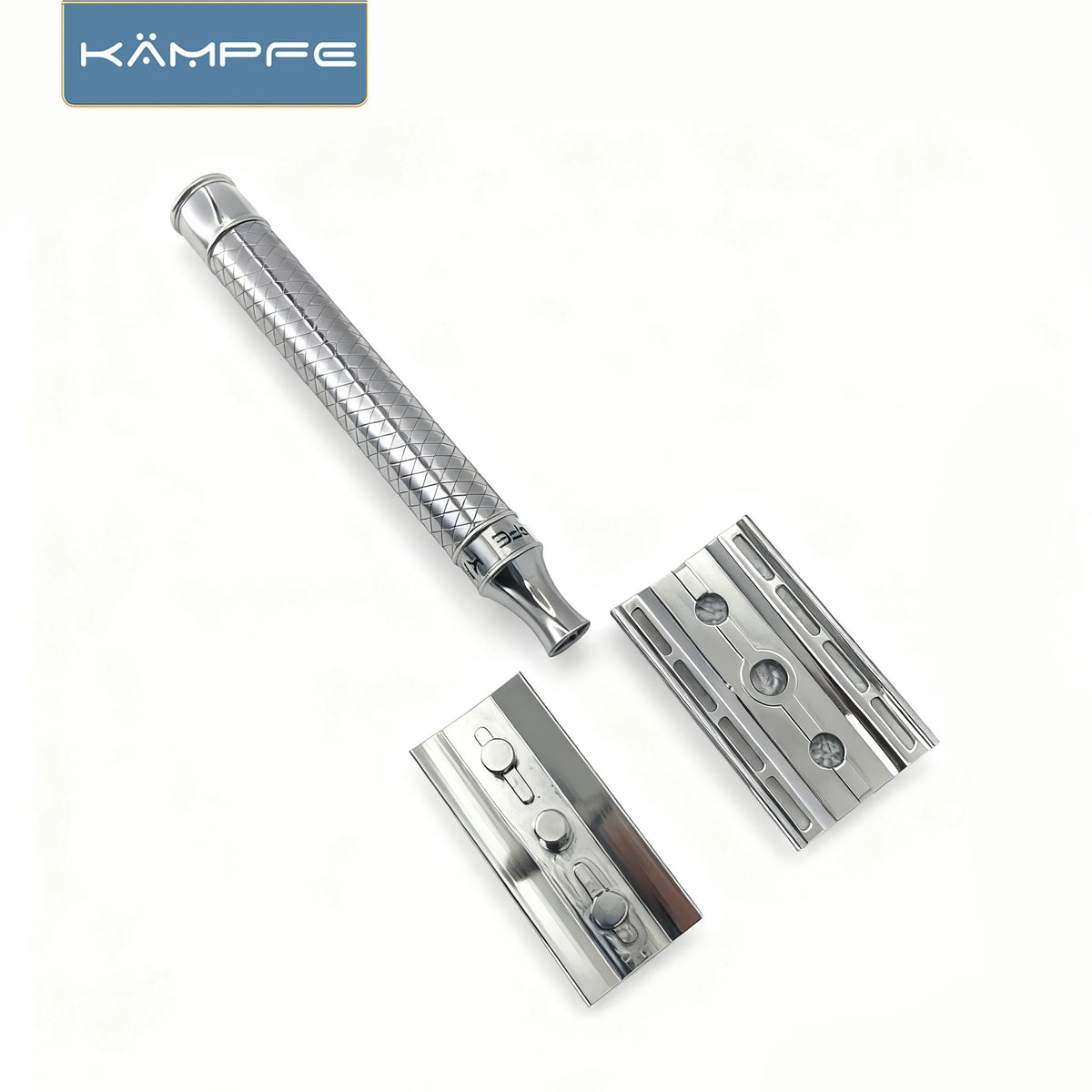 KAMPFE Stainless Steel CNC  safety razor Smooth Shavewomen hair Manual double-edgedremoval tool shaver men gift  