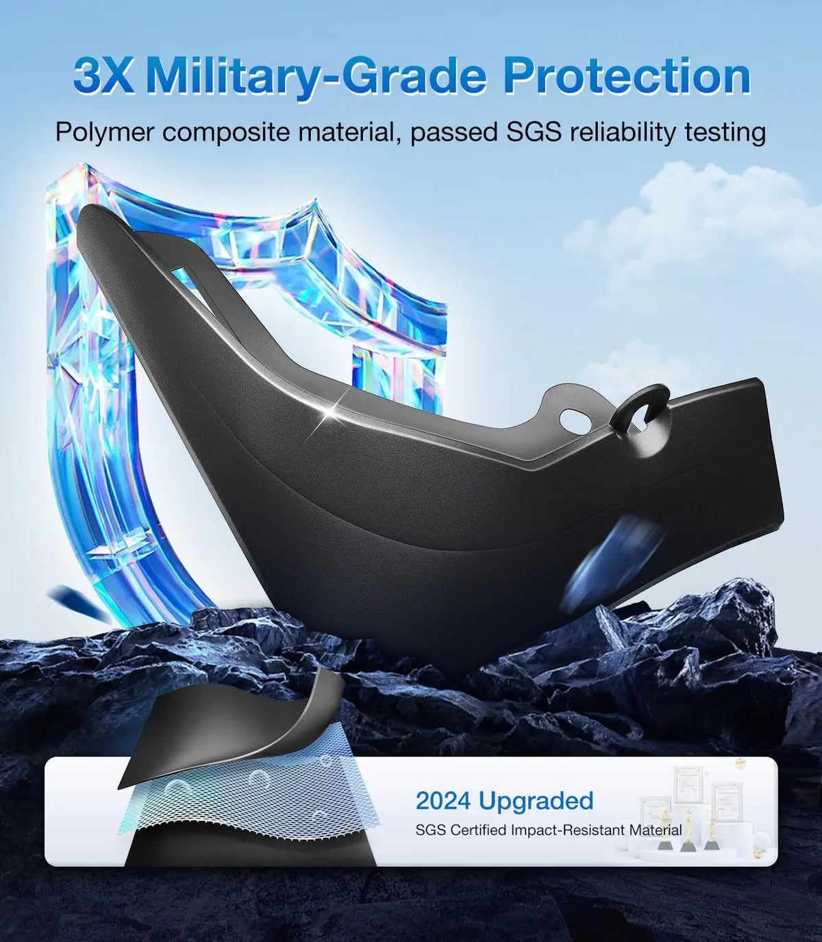 For Tesla Model Y Model 3 highland 2026 Accessories Mud Flaps Stay Clean Protect Paint Military Grade All Weather Splash Guards