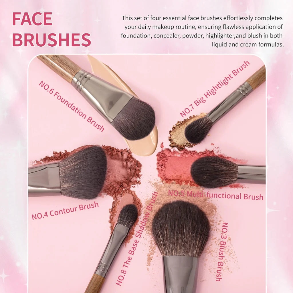 OVW Make up Brushes Set Professional Makeup Brush for Foundation Face Eyeshadow Makeup XQ3-24