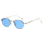 DDDLONG Retro Fashion Rimless Punk Y2k Sunglasses Women Men Sun Glasses Vintage UV400 Outdoor Shades D686
