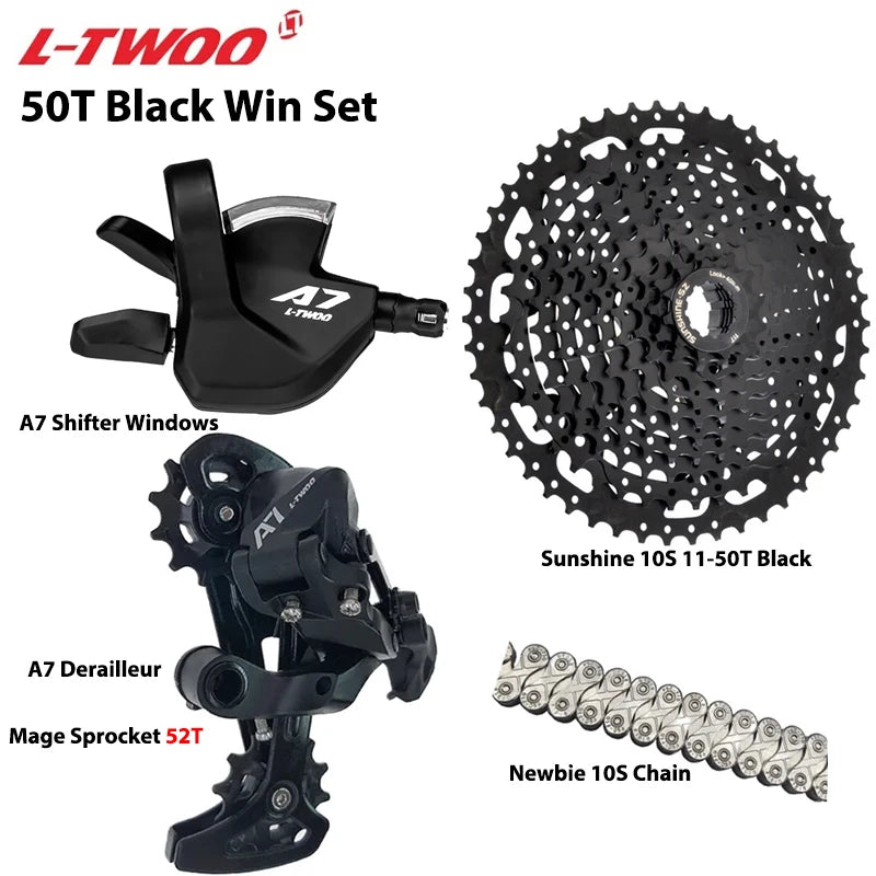 LTWOO A7 1X10S Groupset 10 Speed Shift Lever Derailleur SUNSHINE Cassette 36T 42T 46T 50T VXM Chain for MTB Mountain Bike Parts