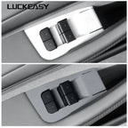 for Tesla Model Y Launch 2025 2026 Juniper only fit Left Rudder Car Glass Lift Switch Panel Door Armrest Lift Control Trim Cover
