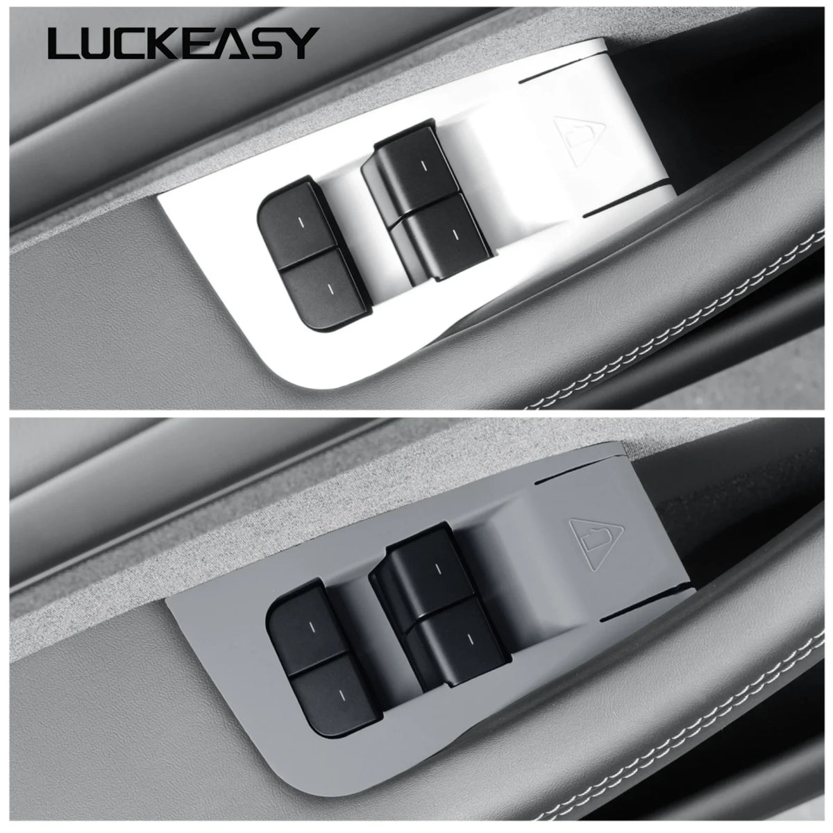 for Tesla Model Y Launch 2025 2026 Juniper only fit Left Rudder Car Glass Lift Switch Panel Door Armrest Lift Control Trim Cover