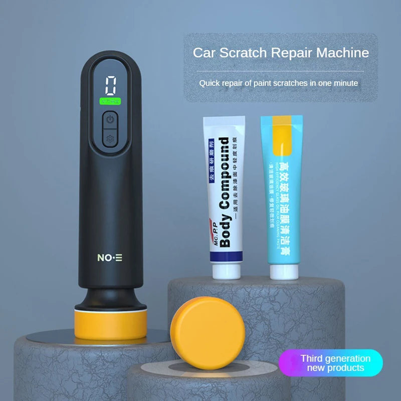 Wireless Car Polisher & Waxer 3 in 1 Sanding Machine Paint Scratch Repair  for Windshield Oil Film Removal