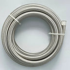 Universal AN braided fuel/oil hose line, stainless steel over CPE rubber, 1m AN10 ID 14.2mm