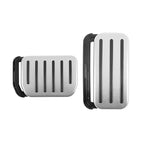 Tesla Model Y Juniper 2025-2026 & Model 3 Highland Pedal Covers Anti-Slip Silver