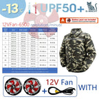 Summer 4 Fans Air Conditioning Cooling Vest Men Women Ultralight Outdoor Jacket Sun Protection Windbreaker Travel Fishing Sports