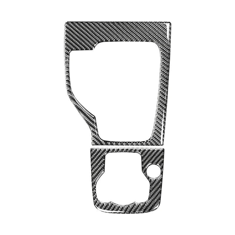For Mazda 3 Axela 2014-2019 Center Control Gear Panel Decor Carbon Fiber Cover Trim Strip Inside Car Interior Accessories