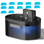 2.2L Automatic Pet Water Fountain for Cats & Dogs, Silent Induction Sensor, Rectangle